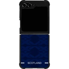 Samsung Galaxy Z Flip5 Case Hülle - Silikon schwarz Schottland 2026 personalisierbares Fussballtrikot