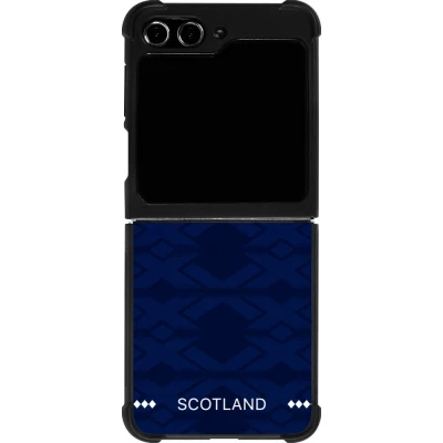 Samsung Galaxy Z Flip5 Case Hülle - Silikon schwarz Schottland 2026 personalisierbares Fussballtrikot