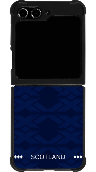 Samsung Galaxy Z Flip5 Case Hülle - Silikon schwarz Schottland 2026 personalisierbares Fussballtrikot
