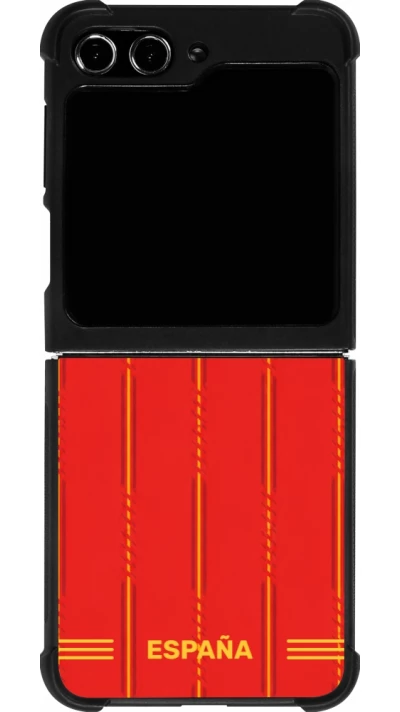 Samsung Galaxy Z Flip5 Case Hülle - Silikon schwarz Spanien 2026 personalisierbares Fussballtrikot