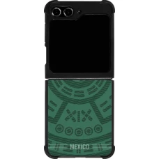 Samsung Galaxy Z Flip5 Case Hülle - Silikon schwarz Mexiko 2026 personalisierbares Fussballtrikot