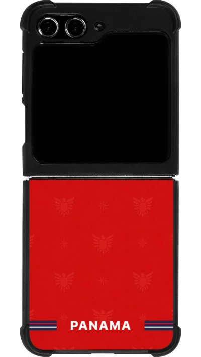 Samsung Galaxy Z Flip5 Case Hülle - Silikon schwarz Panama 2026 personalisierbares Fussballtrikot