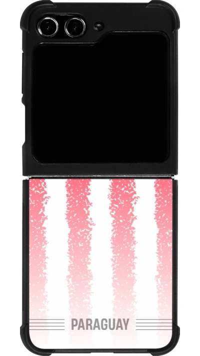 Samsung Galaxy Z Flip5 Case Hülle - Silikon schwarz Paraguay 2026 personalisierbares Fussballtrikot