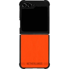 Samsung Galaxy Z Flip5 Case Hülle - Silikon schwarz Niederlande 2026 personalisierbares Fussballtrikot