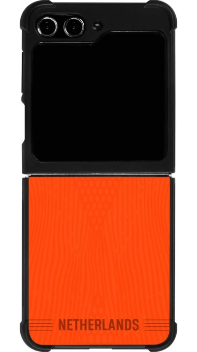 Samsung Galaxy Z Flip5 Case Hülle - Silikon schwarz Niederlande 2026 personalisierbares Fussballtrikot