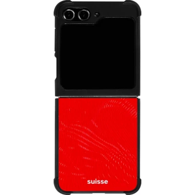 Samsung Galaxy Z Flip5 Case Hülle - Silikon schwarz Schweiz 2026 personalisierbares Fussballtrikot