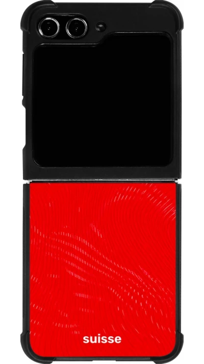 Samsung Galaxy Z Flip5 Case Hülle - Silikon schwarz Schweiz 2026 personalisierbares Fussballtrikot