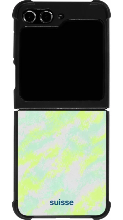 Samsung Galaxy Z Flip5 Case Hülle - Silikon schwarz Schweiz Away 2026 personalisierbares Fussballtrikot