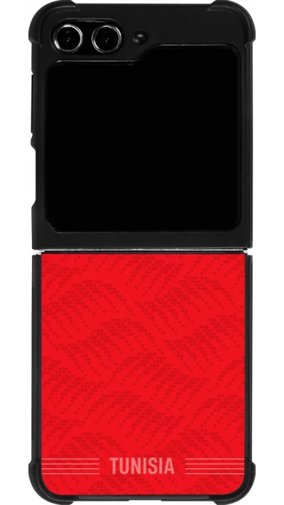 Samsung Galaxy Z Flip5 Case Hülle - Silikon schwarz Tunesien 2026 personalisierbares Fussballtrikot