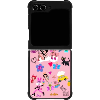 Samsung Galaxy Z Flip5 Case Hülle - Silikon schwarz Karol G La Bichota Manana Sera Bonito