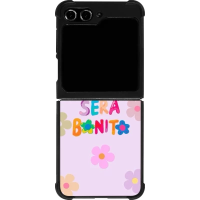 Samsung Galaxy Z Flip5 Case Hülle - Silikon schwarz Karol G Manana sera bonito