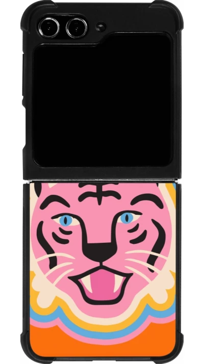Samsung Galaxy Z Flip5 Case Hülle - Silikon schwarz Lion colors 2026