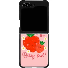 Samsung Galaxy Z Flip5 Case Hülle - Silikon schwarz Mom 2026 Berry best