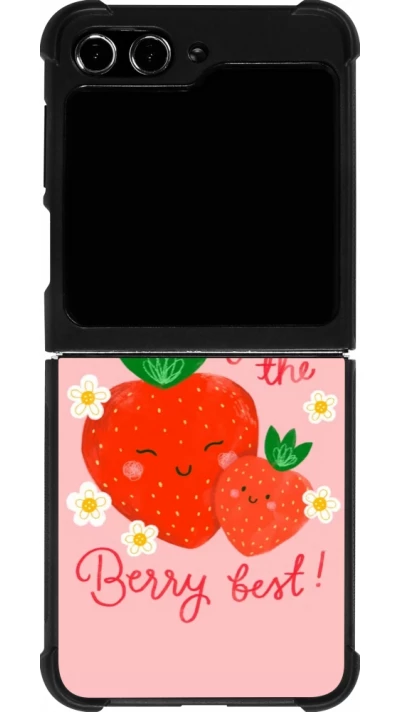 Samsung Galaxy Z Flip5 Case Hülle - Silikon schwarz Mom 2026 Berry best