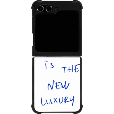 Coque Samsung Galaxy Z Flip5 - Silicone rigide noir Offline is the new luxury