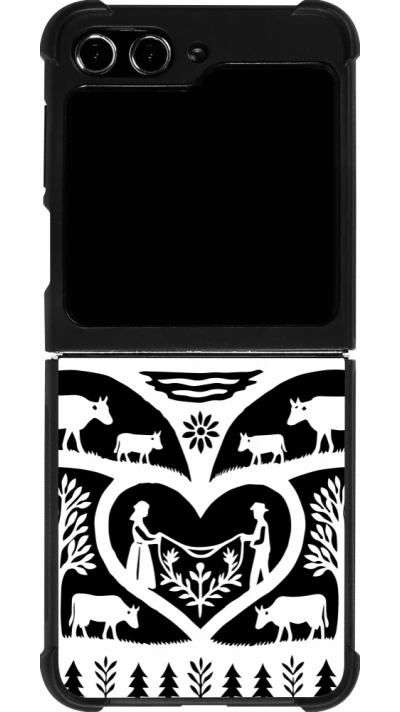 Samsung Galaxy Z Flip5 Case Hülle - Silikon schwarz Poya Schweiz 2 schwarz
