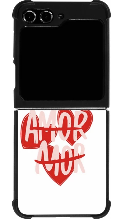 Samsung Galaxy Z Flip5 Case Hülle - Silikon schwarz Saint Valentines Day 26 Amor