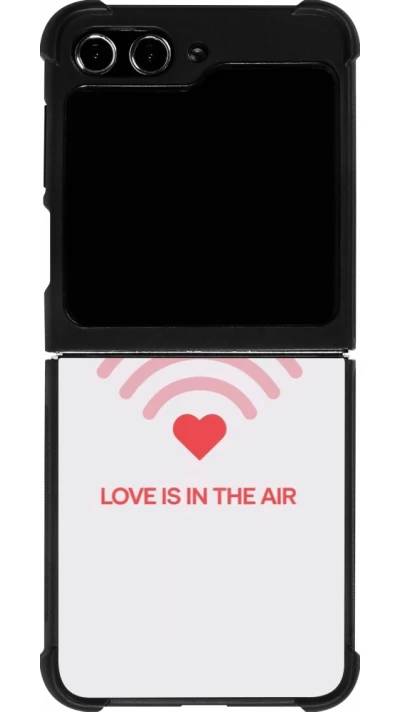 Samsung Galaxy Z Flip5 Case Hülle - Silikon schwarz Saint Valentines Day 26 Love is in the air