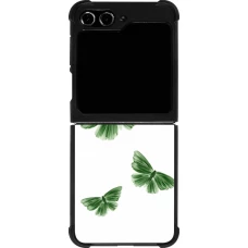 Samsung Galaxy Z Flip5 Case Hülle - Silikon schwarz Butterflies Spring 2026