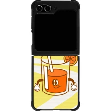 Samsung Galaxy Z Flip5 Case Hülle - Silikon schwarz Summer drink 2026