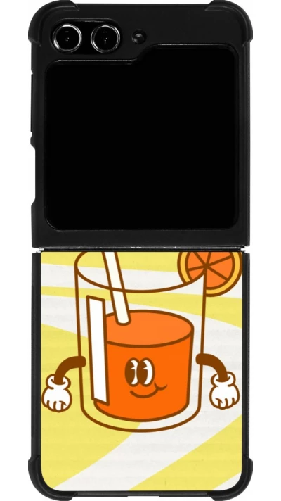 Samsung Galaxy Z Flip5 Case Hülle - Silikon schwarz Summer drink 2026