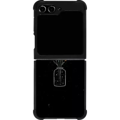 Samsung Galaxy Z Flip5 Case Hülle - Silikon schwarz Vase black