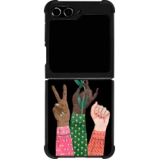 Coque Samsung Galaxy Z Flip5 - Silicone rigide noir Womens day 2026 2