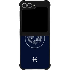 Samsung Galaxy Z Flip6 Case Hülle - Silikon schwarz Astrologie Fische