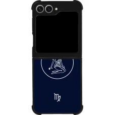 Samsung Galaxy Z Flip6 Case Hülle - Silikon schwarz Astrologie Jungfrau