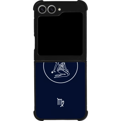 Samsung Galaxy Z Flip6 Case Hülle - Silikon schwarz Astrologie Jungfrau