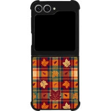 Samsung Galaxy Z Flip6 Case Hülle - Silikon schwarz Autumn 26 Autumn pattern