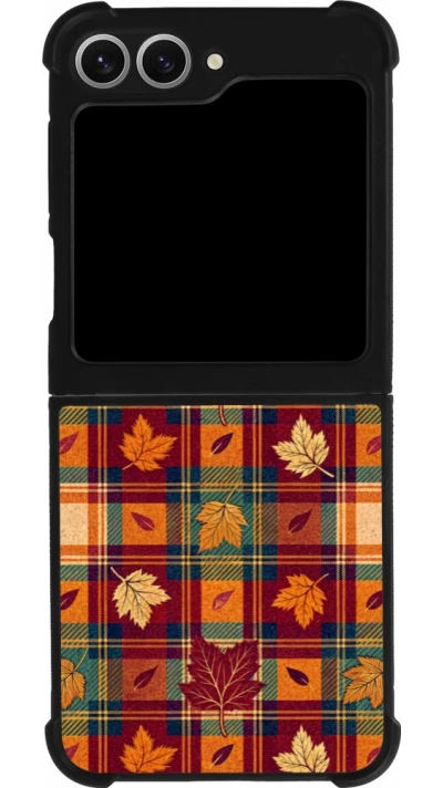 Coque Samsung Galaxy Z Flip6 - Silicone rigide noir Autumn 26 Autumn pattern
