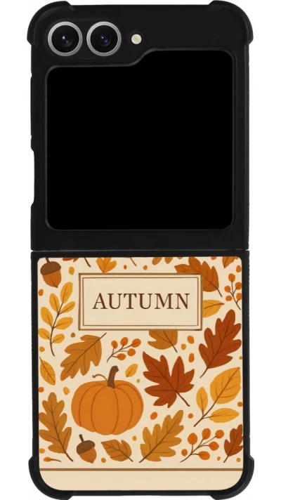 Coque Samsung Galaxy Z Flip6 - Silicone rigide noir Autumn 26 Hello autumn