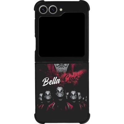 Samsung Galaxy Z Flip6 Case Hülle - Silikon schwarz Bella Ciao