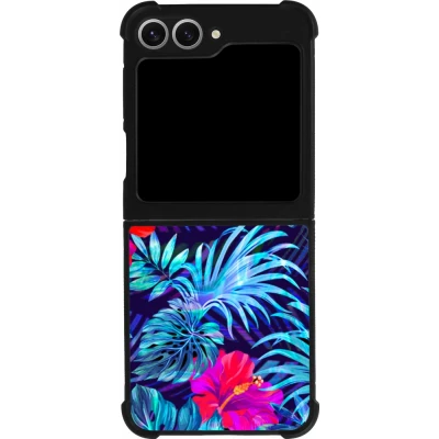 Samsung Galaxy Z Flip6 Case Hülle - Silikon schwarz Blue Forest