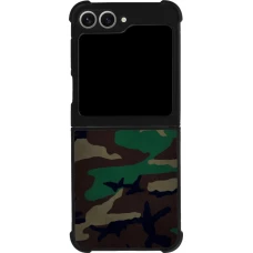 Samsung Galaxy Z Flip6 Case Hülle - Silikon schwarz Camouflage 3