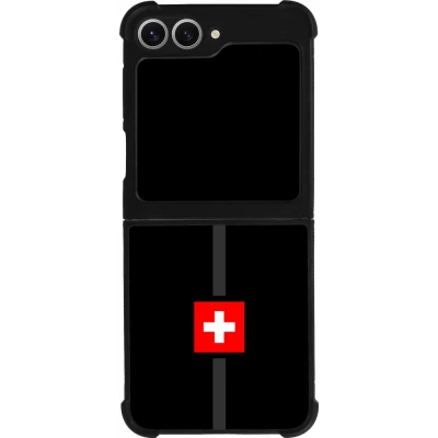 Samsung Galaxy Z Flip6 Case Hülle - Silikon schwarz Kanton CH schwarz