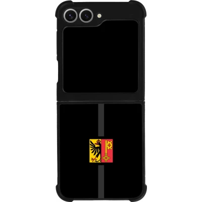 Coque Samsung Galaxy Z Flip6 - Silicone rigide noir Canton GE noir