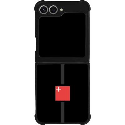 Coque Samsung Galaxy Z Flip6 - Silicone rigide noir Canton SZ noir
