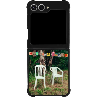Samsung Galaxy Z Flip6 Case Hülle - Silikon schwarz Chairs DTMF