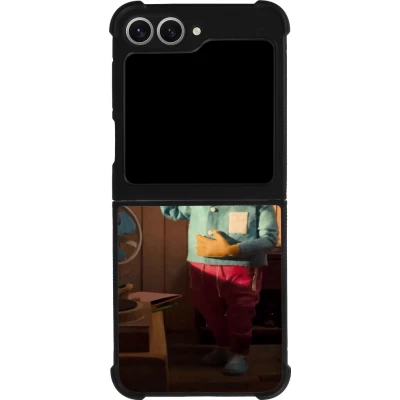 Samsung Galaxy Z Flip6 Case Hülle - Silikon schwarz Dancing frog DTMF