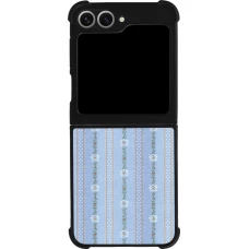 Samsung Galaxy Z Flip6 Case Hülle - Silikon schwarz Edelweiss