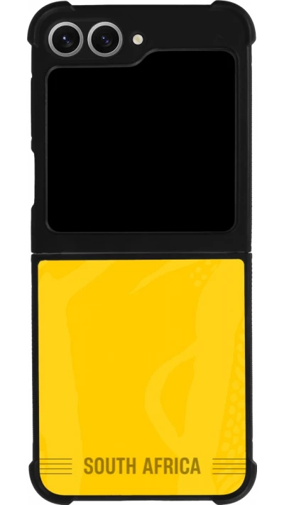 Samsung Galaxy Z Flip6 Case Hülle - Silikon schwarz Südafrika 2026 personalisierbares Fussballtrikot