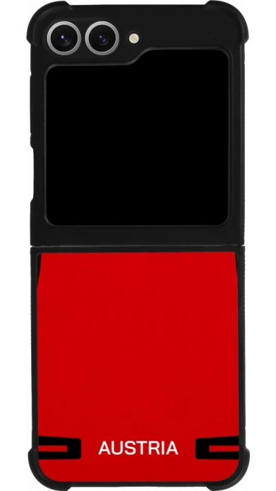 Samsung Galaxy Z Flip6 Case Hülle - Silikon schwarz O?sterreich 2026 personalisierbares Fussballtrikot