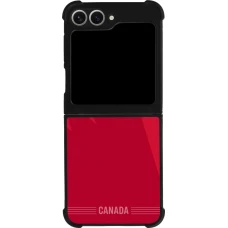 Samsung Galaxy Z Flip6 Case Hülle - Silikon schwarz Kanada 2026 personalisierbares Fussballtrikot