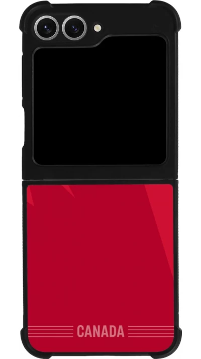 Samsung Galaxy Z Flip6 Case Hülle - Silikon schwarz Kanada 2026 personalisierbares Fussballtrikot