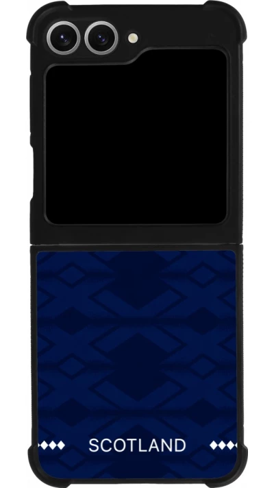 Samsung Galaxy Z Flip6 Case Hülle - Silikon schwarz Schottland 2026 personalisierbares Fussballtrikot