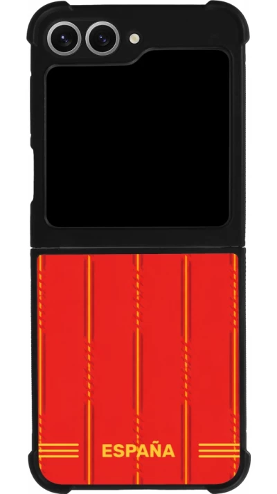 Samsung Galaxy Z Flip6 Case Hülle - Silikon schwarz Spanien 2026 personalisierbares Fussballtrikot