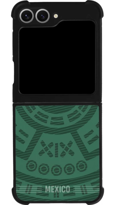 Samsung Galaxy Z Flip6 Case Hülle - Silikon schwarz Mexiko 2026 personalisierbares Fussballtrikot