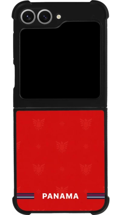 Samsung Galaxy Z Flip6 Case Hülle - Silikon schwarz Panama 2026 personalisierbares Fussballtrikot